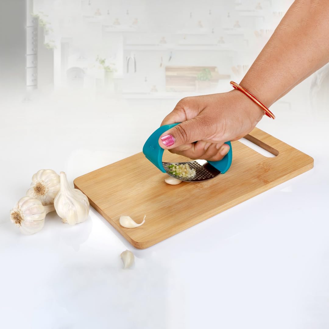 Stainless Steel Garlic Crusher